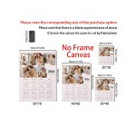 Customizable Framed Canvas Photo Calendar