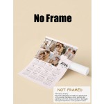 Customizable Framed Canvas Photo Calendar